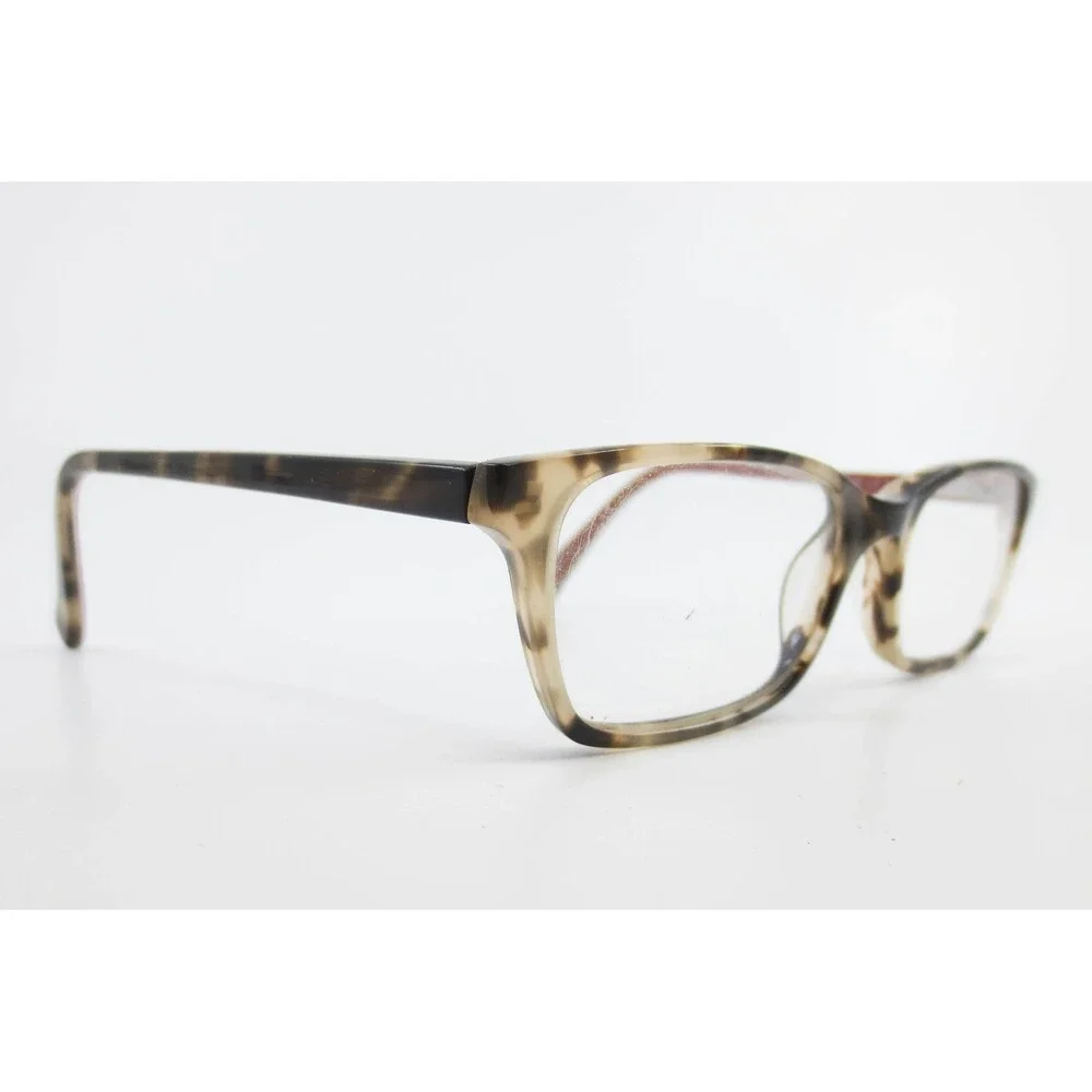 Liz Claiborne L424 OFY2 Tortoise Shell Rectangular Eyeglasses Frames 48-17-130